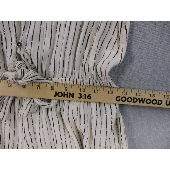 Billabong Womens Striped Sleeveless Romper M - Picture 4 of 8